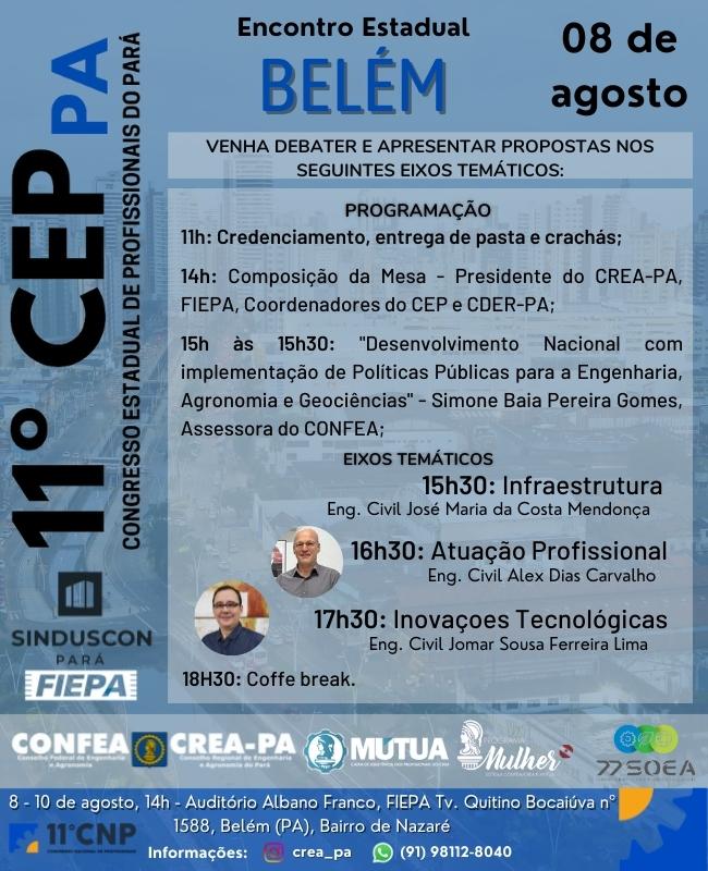 11º CEP – Congresso Estadual de Profissionais do Amapá - Crea-AP